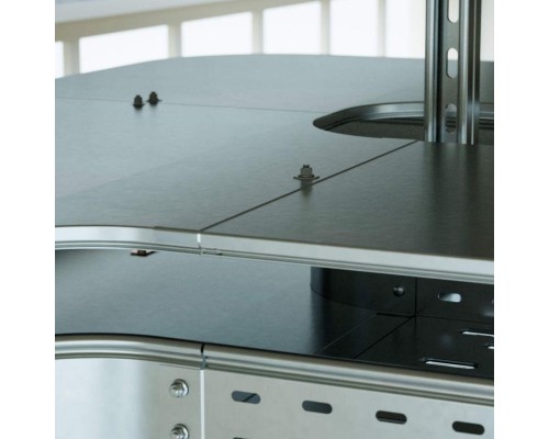 Крышка для лотка осн.200 L3000 сталь 0.8мм с заземл. гор. оцинк. DKC 35524HDZ