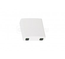 Кросс оптический 2 порта SC/APC; SM 9/125 OS2 (в комплекте: адаптеры; монтаж. шнуры 1м; гильзы пластик.) бел. NIKOMAX NMF-WO02SCAS2-CS-WT