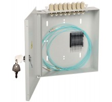 Кросс укомплектованный настенный LC (duplex) 4 порта (OS2) ITK FOBX8-N-4LCUD09