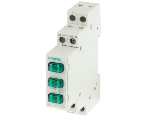 Лампа D=70мм 230В зел. SIEMENS 5TE5802
