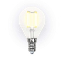Лампа LED-G45-6W/WW/E14/FR PLS02WH Uniel UL-00000303