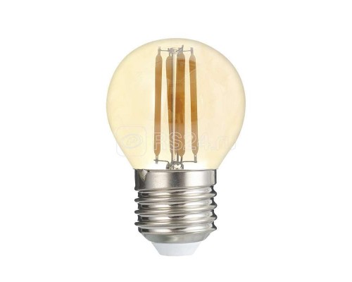 Лампа PLED OMNI G45 6Вт E27 3000К Gold 230/50 JazzWay 5021242