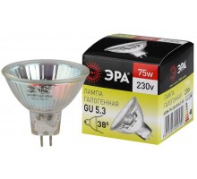 Лампа галогенная GU5.3-JCDR (MR16) -75W-230V-Cl ЭРА C0027366