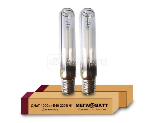 Лампа газоразрядная натриевая ДНаТ 1000/220 E40 (12) МЕГАВАТТ 03161
