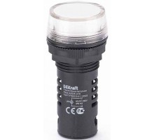 Лампа коммутац. ADDS 22мм LED 220В AC/DC ЛK-22 бел. SchE 25121DEK