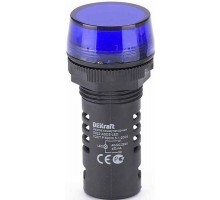 Лампа коммутац. ADDS 22мм LED 220В AC/DC ЛK-22 син. SchE 25122DEK