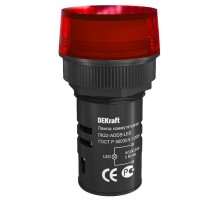 Лампа коммутац. ADDS 22мм LED 24В AC/DC ЛK-22 красн. SchE 25066DEK