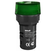 Лампа коммутац. ADDS 22мм LED 24В AC/DC ЛK-22 зел. SchE 25065DEK