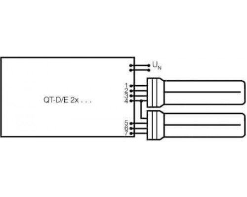Лампа люминесцентная компакт. DULUX D/E 18W/840 G24q-2 OSRAM 4050300017617