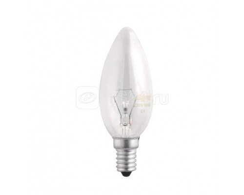Лампа накаливания B35 240V 40W E14 clear JazzWay 3320539