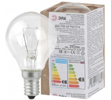 Лампа накаливания ДШ 40-230-Е14 40Вт шар (P45) 230В Е14 ЭРА Б0039132