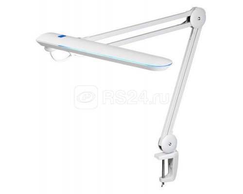 Лампа настольная на струбцине 60LED Blue Stream бел. Rexant 31-0407
