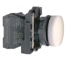 Лампа сигнальная 22мм 230-240В бел. SchE XB5AVM1