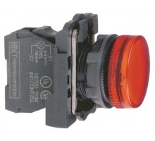 Лампа сигнальная 22мм 230-240В красн. SchE XB5AVM4