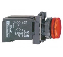 Лампа сигнальная 22мм 230В с трансф. пит. красн. SchE XB5AV44