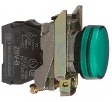 Лампа сигнальная 22мм 24В ATEX зел. SchE XB4BVB3EX