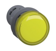 Лампа сигнальная 22мм желт. пластик LED 220В DC SchE XA2EVMD8LC