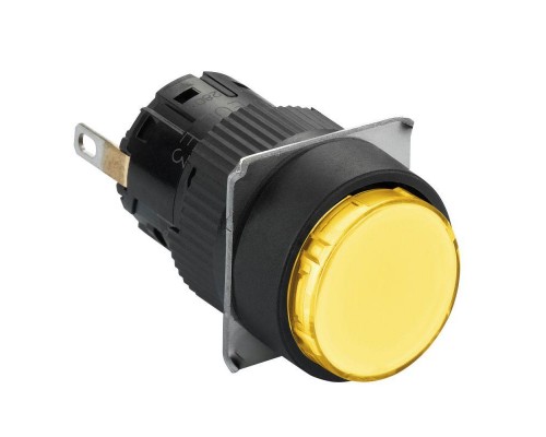 Лампа сигнальная LED 24В круг. жел. SchE XB6EAV5BP