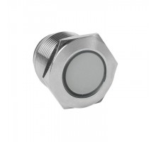 Лампа сигнальная S-Pro67 19мм бел. 230В EKF s-pro67-351