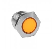 Лампа сигнальная S-Pro67 19мм желт. 24В EKF s-pro67-332