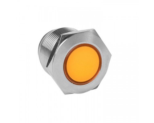Лампа сигнальная S-Pro67 19мм желт. 24В EKF s-pro67-332