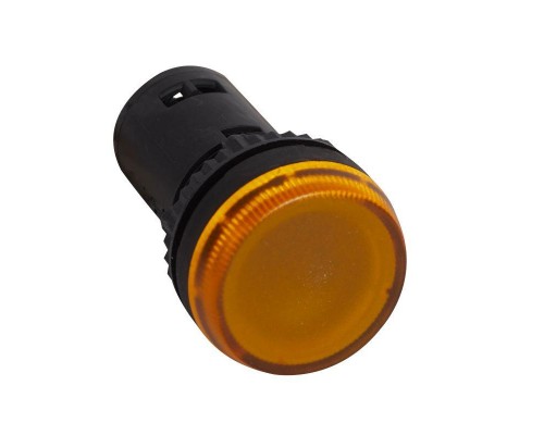 Лампа сигнальная монобл. 130В желт. Osmoz Leg 024609