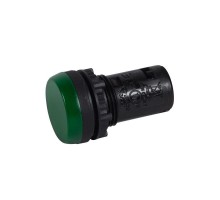 Лампа сигнальная монобл. 130В зел. Osmoz Leg 024607