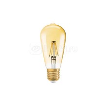Лампа светодиодная 1906LEDEDISOND6.5W/824 230В FIL GD E27 FS1 OSRAM 4052899972360