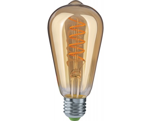 Лампа светодиодная 61 628 NLL-F-ST64-4-230-2.5K-E27-SPIRAL Navigator 61628