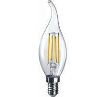 Лампа светодиодная 71 308 NLL-F-FC35-4-230-2.7K-E14 4Вт свеча 2700К тепл. бел. E14 350лм 176-264В Navigator 71308