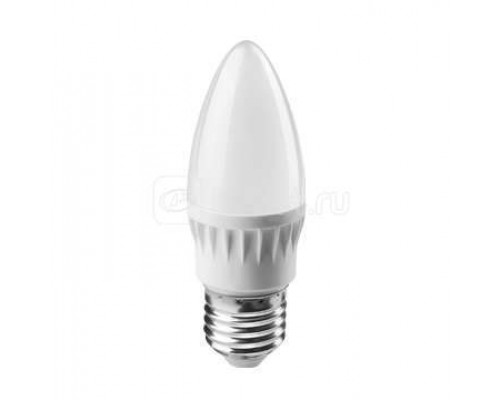 Лампа светодиодная 71 634 OLL-C37-8-230-2.7K-E27-FR 8Вт свеча 2700К тепл. бел. E27 560лм 176-264В ОНЛАЙТ 71634
