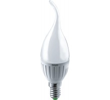 Лампа светодиодная 94 496 NLL-P-FC37-5-230-2.7K-E14-FR 5Вт свеча 2700К тепл. бел. E14 330лм 176-264В Navigator 94496