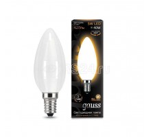 Лампа светодиодная Black Filament Свеча E14 5Вт 2700К OPAL Gauss 103201105