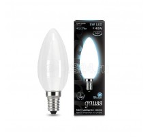 Лампа светодиодная Black Filament Свеча E14 5Вт 4100К OPAL Gauss 103201205