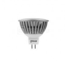 Лампа светодиодная Black MR16 5Вт 2700К тепл. бел. GU5.3 500лм 12В FROST Gauss 201505105