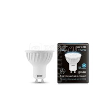 Лампа светодиодная Black MR16 5Вт 4100К бел. GU10 530лм 150-265В Gauss 101506205