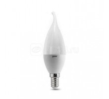 Лампа светодиодная Black Tailed 6.5Вт свеча 3000К тепл. бел. E14 520лм 150-265В Gauss 104101107