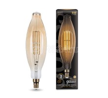 Лампа светодиодная Black Vintage Filament BT120 8Вт 2400К E27 780лм 120х420мм Golden Gauss 155802008