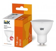 Лампа светодиодная ECO PAR16 софит 7Вт 230В 3000К GU10 ИЭК LLE-PAR16-7-230-30-GU10