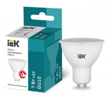 Лампа светодиодная ECO PAR16 софит 7Вт 230В 4000К GU10 ИЭК LLE-PAR16-7-230-40-GU10