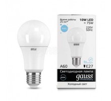 Лампа светодиодная Elementary A60 10Вт E27 6500К Gauss 23230