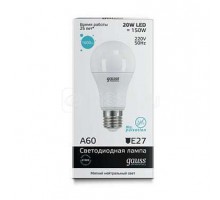 Лампа светодиодная Elementary A60 20Вт грушевидная 4100К бел. E27 1600лм 180-240В Gauss 23229