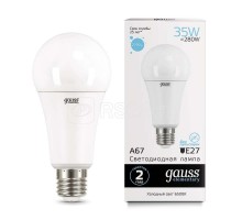Лампа светодиодная Elementary A67 35Вт E27 6500К Gauss 70235