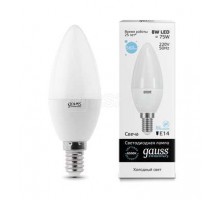 Лампа светодиодная Elementary Candle 8Вт E14 6500К Gauss 33138