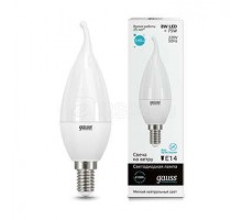 Лампа светодиодная Elementary Candle Tailed E14 8Вт 4100К Gauss 34128