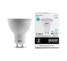 Лампа светодиодная Elementary MR16 7Вт 4100К GU10 550лм Gauss 13627