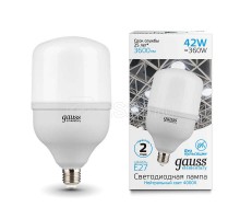 Лампа светодиодная Elementary T120 E27 42Вт 3600лм 180-240В 4000К Gauss 63224