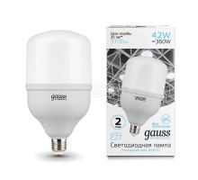 Лампа светодиодная Elementary T120 E27 42Вт 3700лм 180-240В 6500К Gauss 63234