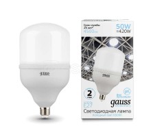 Лампа светодиодная Elementary T140 E27 50Вт 4500лм 180-240В 6500К Gauss 63235