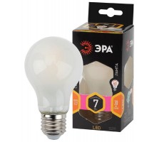 Лампа светодиодная F-LED A60-7W-827-E27 frost ЭРА Б0035031